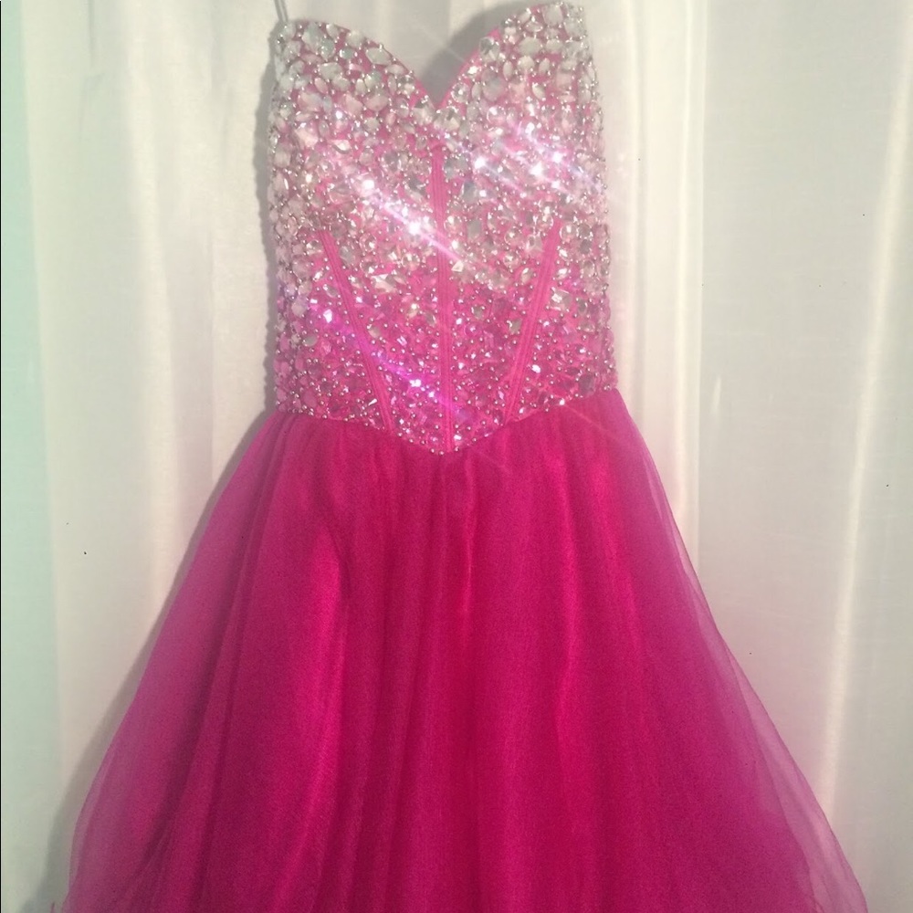 Corset back dress